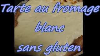 Recette  Tarte des neiges ou tarte au fromage blanc Sans gluten [upl. by Ilatfan893]