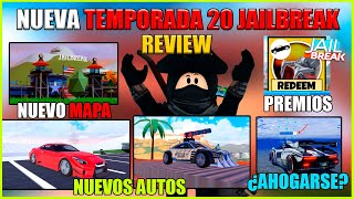 NUEVA TEMPORADA 20 DE JAILBREAK APOCALIPSIS  NUEVO AUTO NUEVA MONTAÑA Y MÁS FUNCIONES  ROBLOX [upl. by Ihcalam324]