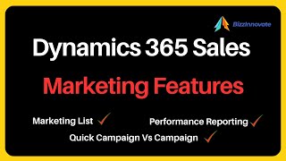 Marketing Campaign in Dynamics 365 Sales [upl. by Eigram]