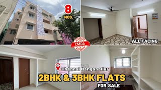 New Flats for Sale in Nanganallur Chennai  Near Palavanthangal Railway station  V2 Market [upl. by Malkin]