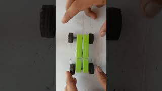 How To Make a Mini Latch Rubber Band Car shorts [upl. by Gurney]