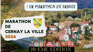 Marathon de Cernay La Ville 2024 [upl. by Ilene]