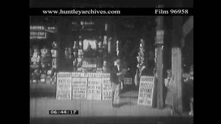 Newspaper Stand 1930s Archive film 96958 [upl. by Wyly]