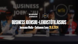 Business Joensuu lehdistötilaisuus Joensuun Maila – Sotkamon Jymy 2082024 [upl. by Nomead]