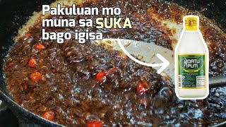 BAGOONG ALAMANG  SIKRETO PARA SUMARAP AT TUMAGAL [upl. by Balsam673]