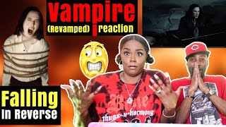 FALLING IN REVERSE  quotVAMPIRE REVAMPEDquot REACTION  FIRST TIME HEARING THIS 😳😳 [upl. by Belicia344]