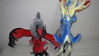 Pokemon Center Japan Xerneas Yveltal Generation 6 Large Size Plush Toy Plushie [upl. by Vashtee]