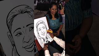 Live caricature drawing by velvom [upl. by Akilaz]