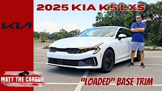 2025 Kia K5 LXS A quotFully Loadedquot Base Trim Midsize Sedan Review And Test Drive [upl. by Ber]