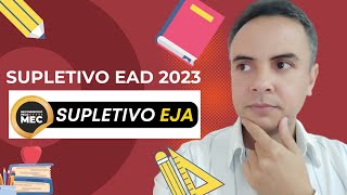 SUPLETIVO EAD ONLINE  SUPLETIVO EAD RECONHECIDO PELO MEC  SUPLETIVO EAD 2023  SUPLETIVO RÁPIDO [upl. by Nuahsed886]