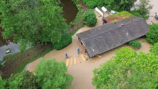 Hochwasser in Wadgassen Saarland [upl. by Seth]