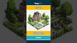 🇬🇧🇳🇴 estate  eiendom  vocabulary builder  learn English  la oss lære engelsk [upl. by Eicam]