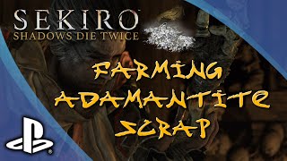 Sekiro  Tips and Tricks  Where to Farm Adamantite Scrap Early [upl. by Dnyletak491]