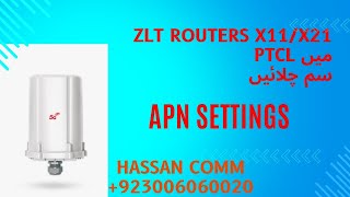 ZLT X11 PTCL Sim APN Setting  No Service Fix  Outdoor 5G Router [upl. by Hellah803]