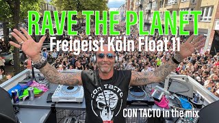 RAVE THE PLANET LOVEPARADE  Freigeist Köln Float 11  CON TACTO live in the mix [upl. by Reggy]