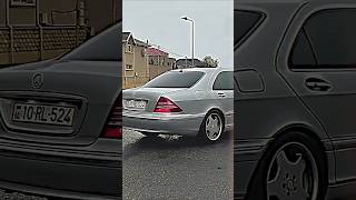 W220 S500 V8 200kmh speeding Mercedes car automobile edit trending music carlover like [upl. by Ellohcin]