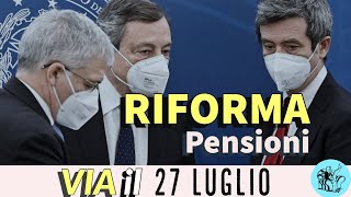 RIFORMA PENSIONI 👉 DAL 27 PARTE IL TAVOLO ➡︎ ORLANDO CONVOCA I SINDACATI Cè anche la Fornero 🤷‍♂️ [upl. by Marena244]