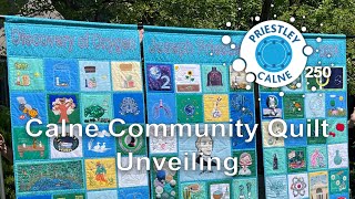 Calne Community Quilt Unveiling 2024 [upl. by Anelram]