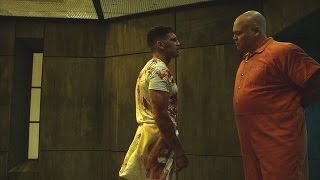 The Punisher amp Wilson Fisk  Fight Scene In the Prison  Daredevil 2x09  2016 HD [upl. by Tewell25]