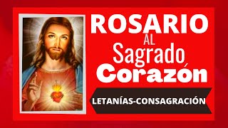 19 DE JUNIO 2024 ROSARIO AL SAGRADO CORAZÓN DE JESÚS [upl. by Ayalat]