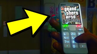 SECRET GTA SAN ANDREAS CELL PHONE FOUND IN GTA 5 [upl. by Farrington]