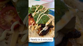 The easiest 5 minute lunch shorts vegetarianrecipes [upl. by Droflim]