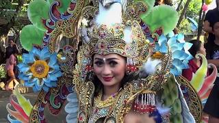 FANTASTIC ETHNIC CARNIVAL STREET PARADE in BALI [upl. by Aeslek72]