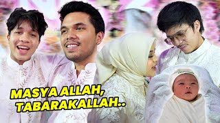 KENA ROASTING DI GENDONG ADE SENDIRI SALAH KOSTUM ⁉️ DI BALIK MOMENT REVEAL WAJAH ampNAMA BABY AZURA [upl. by Iarahs]