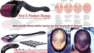 Derma Roller Micro Needles Roller System  Product Review [upl. by Nette570]