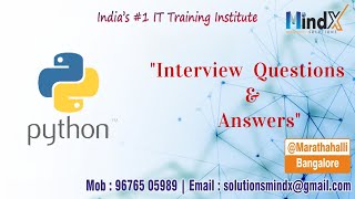 Most important Python interview questions and answera Day 1 [upl. by Ttessil]