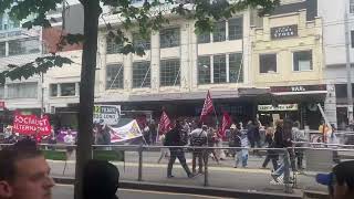 Elizabeth St Melbourne protest [upl. by Alis]