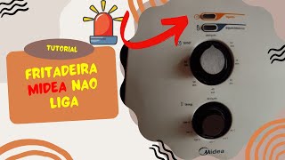 Fritadeira Midea FRA41 Airfryer nao liga como abrir e consertar [upl. by Eiuqcaj]