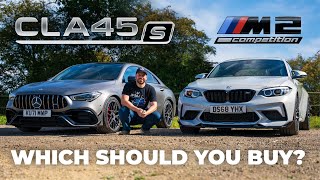 Mercedes CLA45s vs BMW M2 Competition which should you buy [upl. by Alberta]