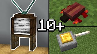 10 Build Hacks in Minecraft 15 [upl. by Fanechka]