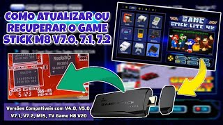 COMO ATUALIZAR OU RECUPERAR GAME STICK 4K LITE M8 V70 71 72 V40 V50 V20 M15 OpenWorld090 [upl. by Adnohral]