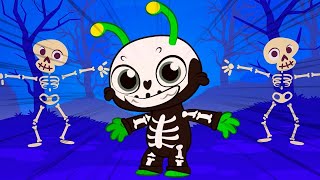 Chumbala cachumbala en Halloween  Canciones infantiles  Groovy el Marciano [upl. by Hayimas]