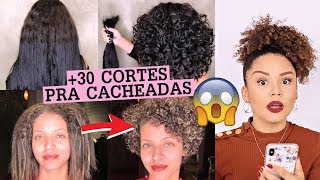 CORTES QUE MUDAM O CABELO CACHEADO OU EM TRANSIÇÃO  AnaTodoDia 17 [upl. by Mauceri]