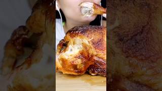 Rotisserie chicken 🍗 asmr mukbang eatingsounds mangiawhispers [upl. by Nolham]