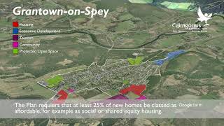 Grantown on Spey birds eye view LDP2020 [upl. by Erminna]