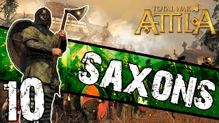 Total War Attila  Saxon Campaign 10  King in the North [upl. by Moria712]