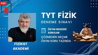 Fizik Deneme Sınavı  TYT amp AYT Hazırlık  Zor ve Orta Seviye Sorular [upl. by Narrat]