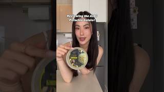 Rating the limited edition pistachio gelato from ALDI 🤔 icecream gelato aldi ratingfood [upl. by Dena]