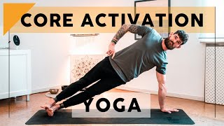 At Home 10 Minute Functional Yoga Based Core Activation Workout [upl. by Assilim724]