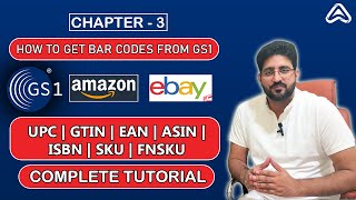 Easy Way to Get Barcode or UPC Code From GS1 for Amazon Ebay  Amazon Learning Chapter 3 [upl. by Clement]