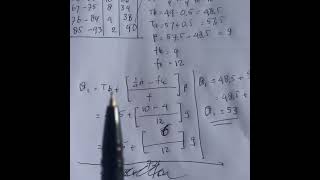 Menentukan kuartil ke1 data kelompok [upl. by Essyla]