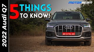 2022 Audi Q7 Review  5 Things To Know Before Buying  MotorBeam [upl. by Irehj931]