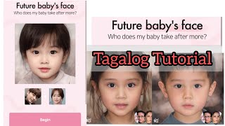 BABY GENERATOR B612 HOW TO EDIT Tiktok ViralTagalog full tutorial 2021 [upl. by Arymat]