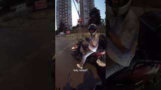 polis emre geldi 😂 motovlog tekteker motokurye [upl. by Atimed385]