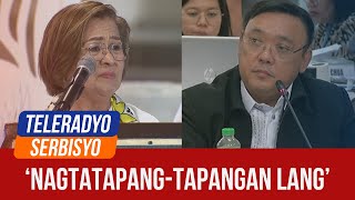 De Lima challenges Roque to stop hiding face arrest order  Teleradyo Serbisyo 05 October 2024 [upl. by Arquit]