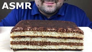 TIRAMISU CAKE ASMR Eating Sounds MUKBANG [upl. by Nnylrebma]